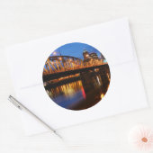 Hawthorne Bridge Ronde Sticker (Envelop)