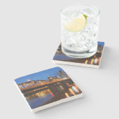 Hawthorne Bridge Stenen Onderzetter (Zijkant)