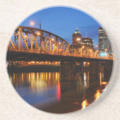 Hawthorne Bridge Zandsteen Onderzetter (Voorkant)