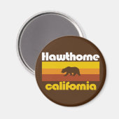 Hawthorne, Californië Magneet (Voorkant / Achterkant)