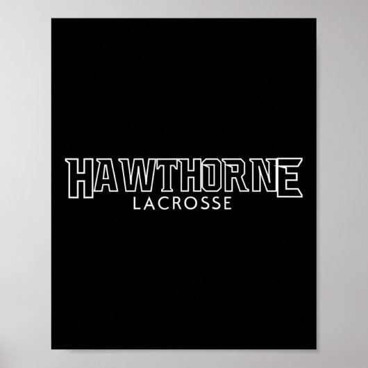 Hawthorne Lacrosse 2024 Poster (Voorkant)