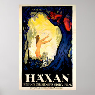 Häxan 1922 Film POSTER PRINT A5-A1 Klassieker