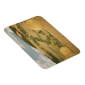 Hay bale and Roland Landscape, Toscane, Italië Magneet (Rechterzijde)