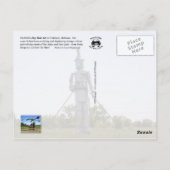 Hay Bale Art - Roze Monster Truck Briefkaart (Achterkant)