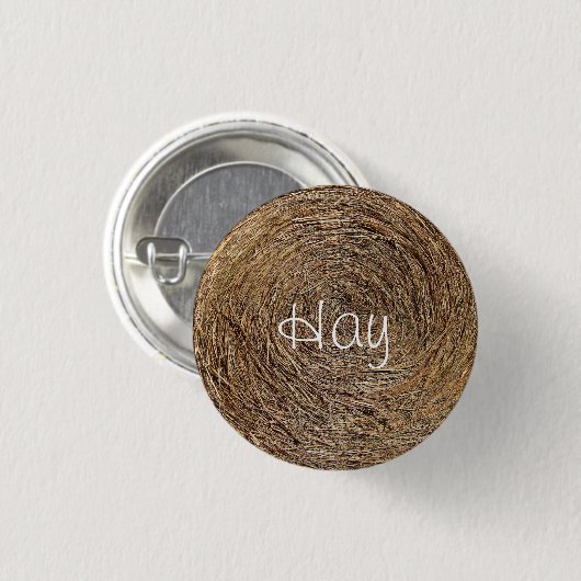 Hay Bale Button (Voorkant /achterkant)