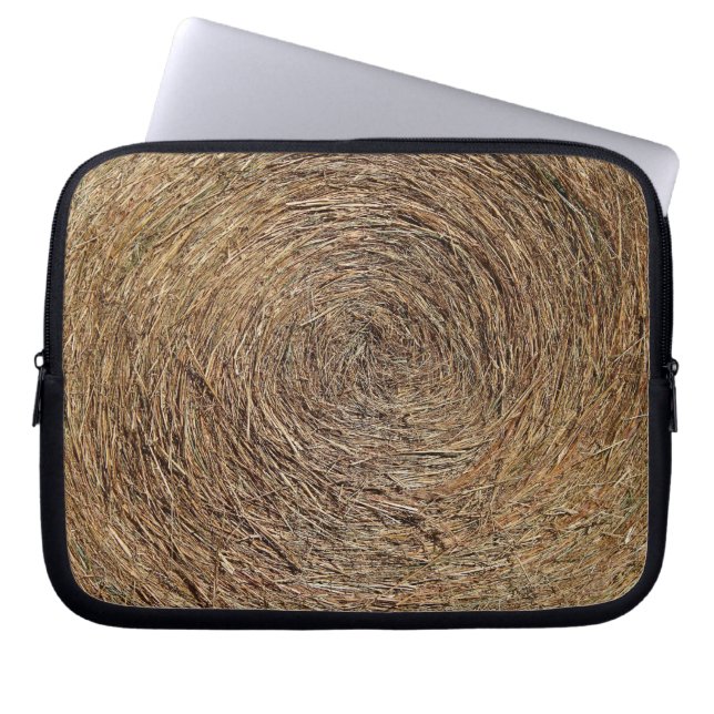 Hay Bale-laptophoes Laptop Sleeve (Voorkant)