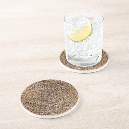 Hay Bale Onderzetters (Zijkant)