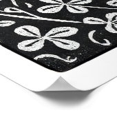 Hay Bales And Clover Large Linocut Print (Hoek)