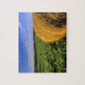 Hay Bales bij Bottineau North Dakota Legpuzzel (Verticaal)