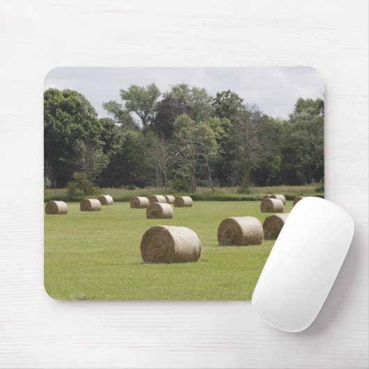 Hay bales muismat (Met muis)
