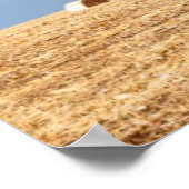 Hay Bales on Field Poster (Hoek)