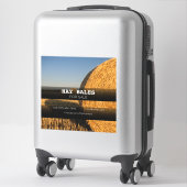 Hay Bales Sale Company Vehicle Adverteren Sticker (Koffer)