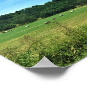 Hay Bales, Wytheville, Virginia Poster (Hoek)