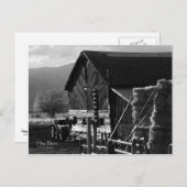 Hay Barn Briefkaart (Voorkant / Achterkant)