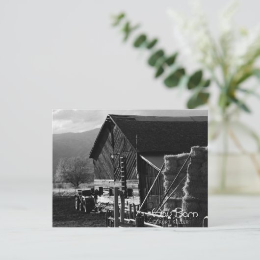 Hay Barn Briefkaart (Staand voorkant)