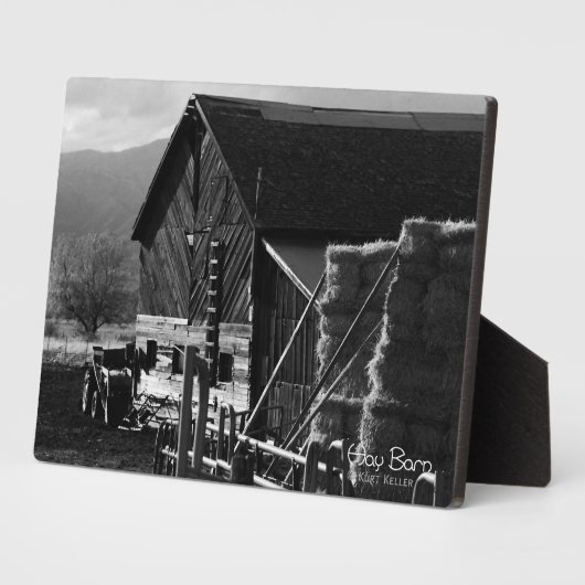 Hay Barn Fotoplaat (Zijkant)