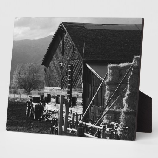 Hay Barn Fotoplaat (Zijkant)
