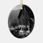 Hay Barn Keramisch Ornament (Rechts)