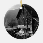 Hay Barn Keramisch Ornament (Achterkant)