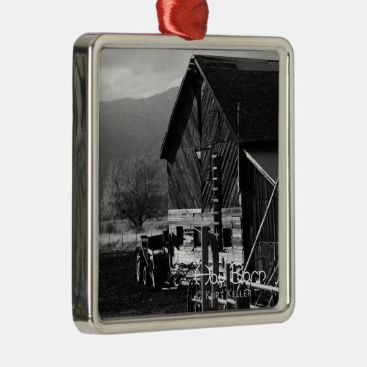 Hay Barn Metalen Ornament (Rechts)