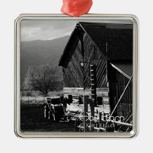 Hay Barn Metalen Ornament (Voorkant)