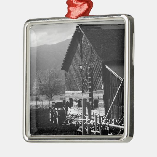 Hay Barn Metalen Ornament (Links)