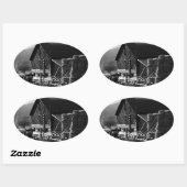 Hay Barn Ovale Sticker (Vel)