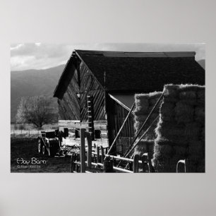 Hay Barn Poster