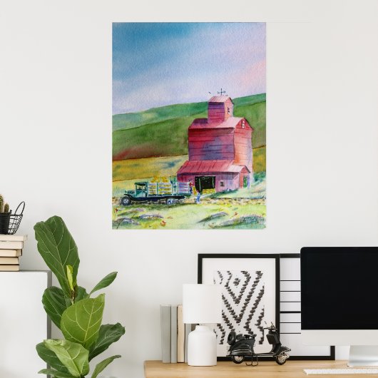 Hay Barn Print (Thuiskantoor)