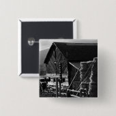 Hay Barn Vierkante Button 5,1 Cm (Voorkant /achterkant)