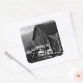 Hay Barn Vierkante Sticker (Envelop)