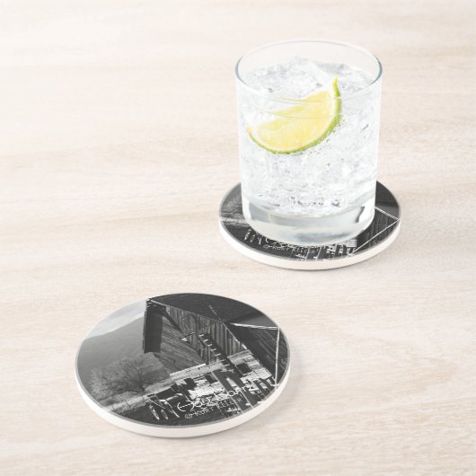 Hay Barn Zandsteen Onderzetter (Zijkant)