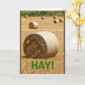HAY! Bedankt A Lot Kaart (Gele Bloem)