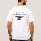  Hay-Budden Anvil Blacksmithing T-shirt (Achterkant)