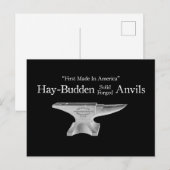  Hay-Budden Anvil Briefkaart (Voorkant / Achterkant)