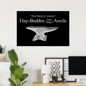  Hay-Budden Anvil Poster (Thuiskantoor)