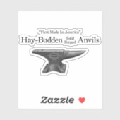 Hay-Budden Anvil Sticker (Vel)