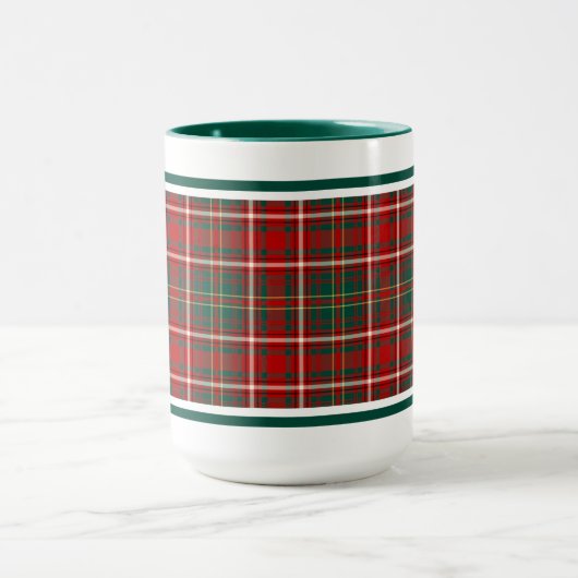 Hay Clan Tartan Mok (Midden)