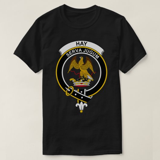 Hay Crest Tartan Clan Scottish Clan T-shirt (Design voorkant)