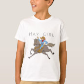 Hay girl hey girl horse funny t-shirt (Voorkant)