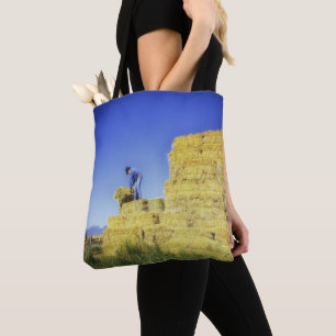 Hay Hauling Boerderij Ranch Cowboy Cowgirl Canvas  Tote Bag