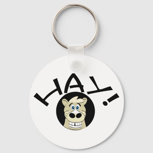 Hay Horse Sleutelhanger (Voorkant)