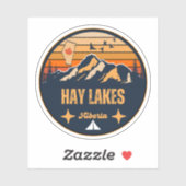 Hay Lakes, Alberta Sticker (Vel)