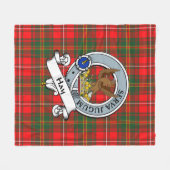 Hay Modern Clan Badge Tartan Pset Fleece Deken (Voorkant (Horizontaal))