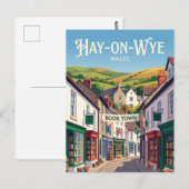 Hay-on-Wye Wales Briefkaart (Voorkant / Achterkant)