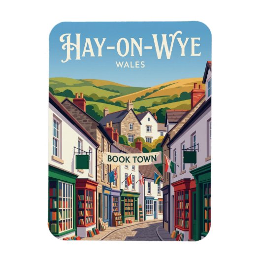 Hay-on-Wye Wales Magneet (Verticaal)