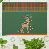 Hay Oude Originele Tartan Kerstmis Theedoek (Gevouwen)