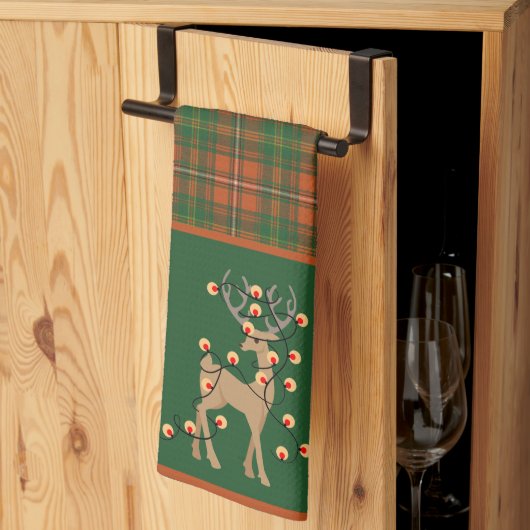 Hay Oude Originele Tartan Kerstmis Theedoek (Derde Gevouwen)