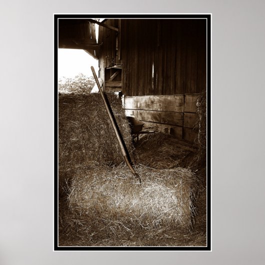 Hay & Pitchfork Poster (Voorkant)