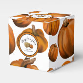 Hay pompoen Baby shower Bedankdoosjes (Voorkant Zijde)